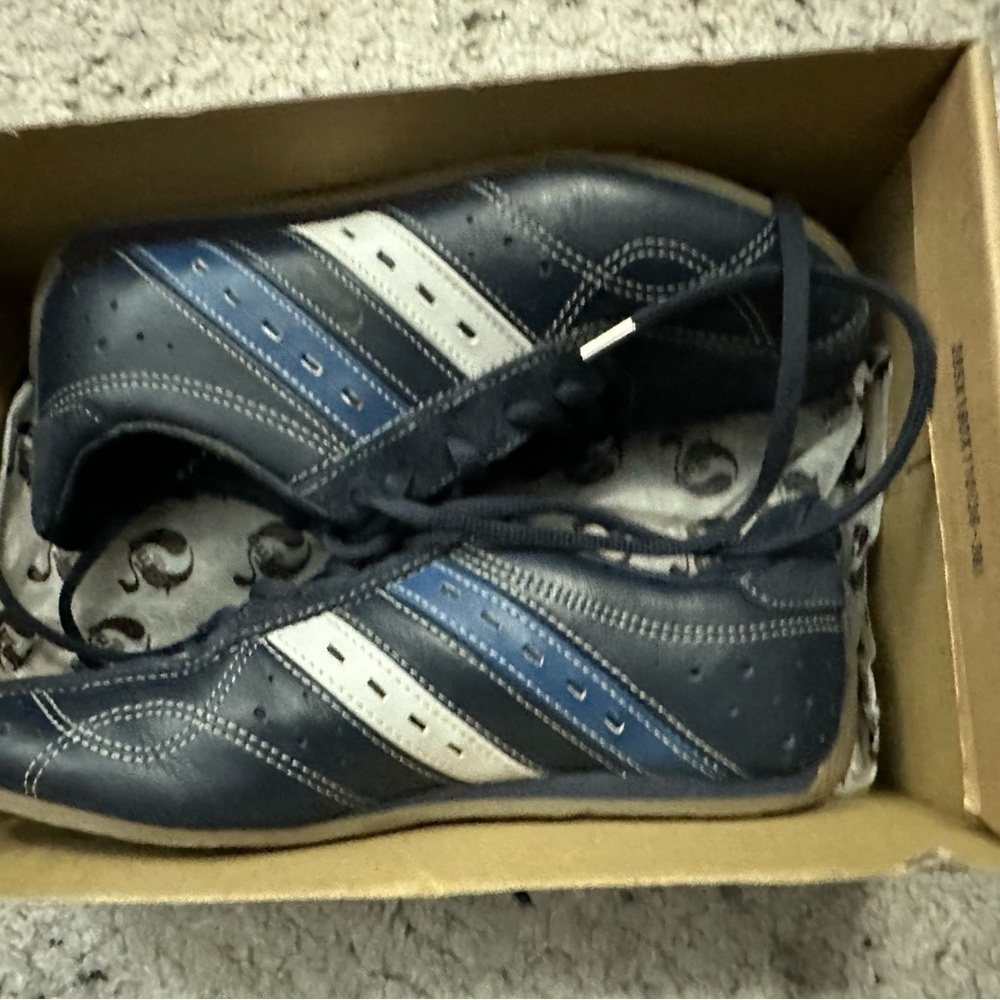 Quick Stylish Blue Women's Sneakers GLD Made In Italy Size 5 - Picture 5 of 5